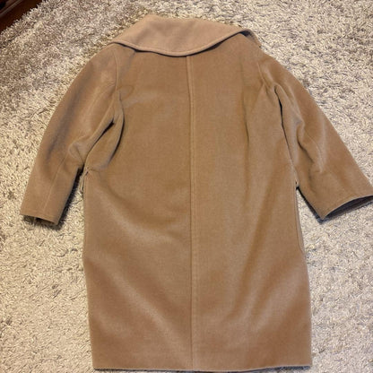 Max Mara Coat Asian fit M 38 US size S Camel Authentic