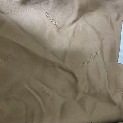Max Mara Long Coat Asian fit XL 42 US size L Brown Authentic