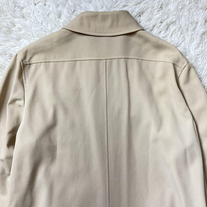 Max Mara Trench Coat Asian fit L 40 US size M Beige Authentic