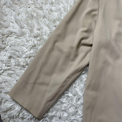 Max Mara Trench Coat Asian fit L 40 US size M Beige Authentic