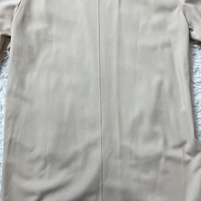 Max Mara Trench Coat Asian fit L 40 US size M Beige Authentic