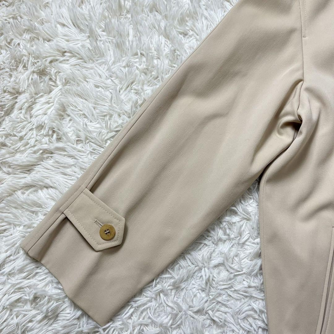 Max Mara Trench Coat Asian fit L 40 US size M Beige Authentic