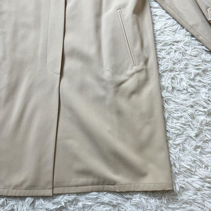Max Mara Trench Coat Asian fit L 40 US size M Beige Authentic