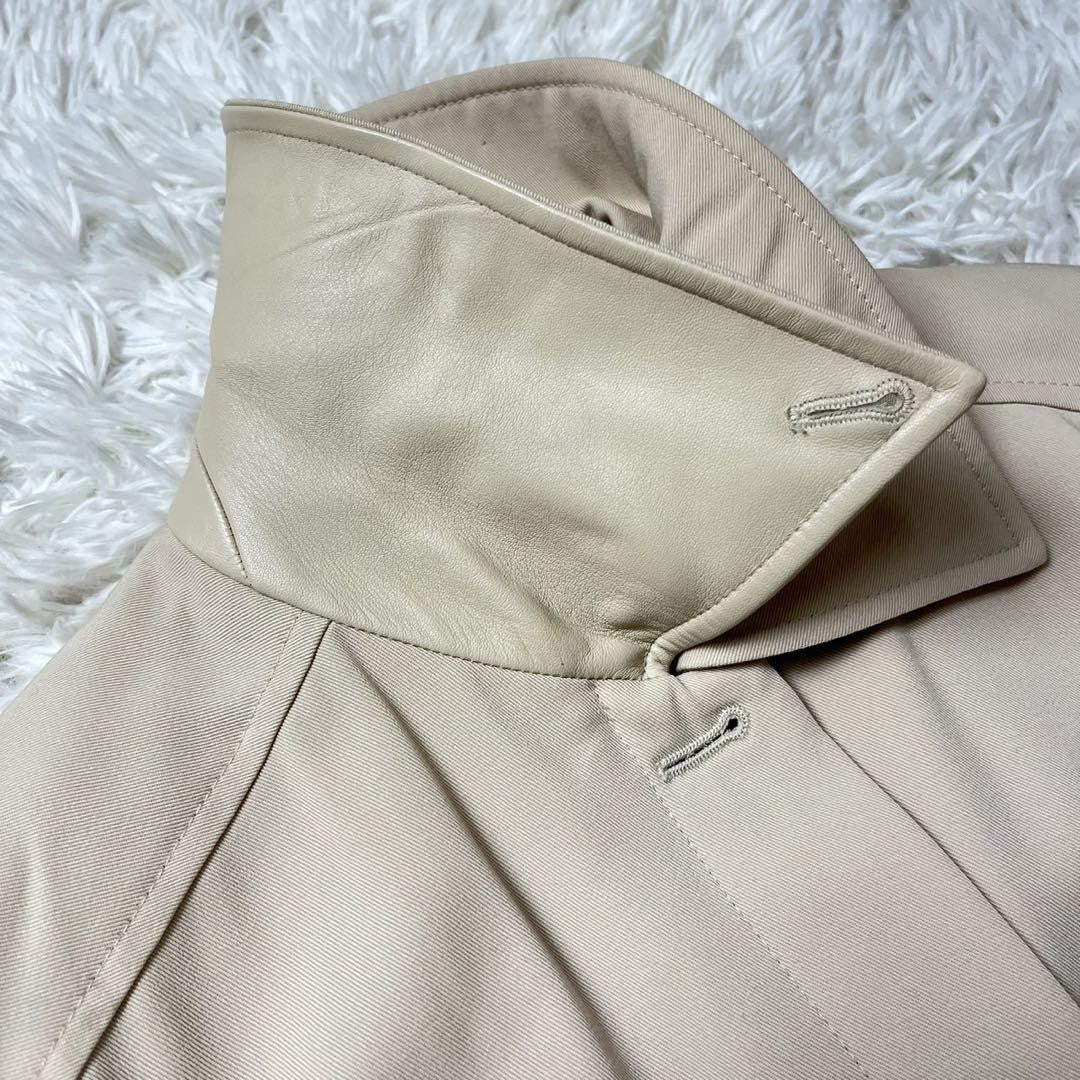 Max Mara Trench Coat Asian fit L 40 US size M Beige Authentic
