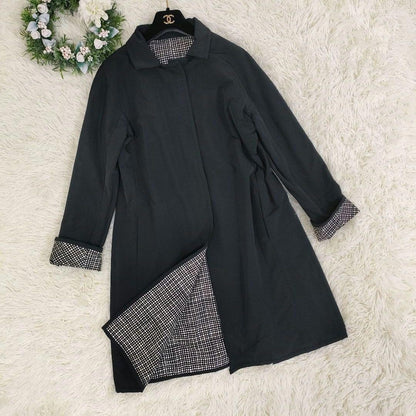 S Max Mara Long Coat Asian fit XL 42 US size L Black Authentic