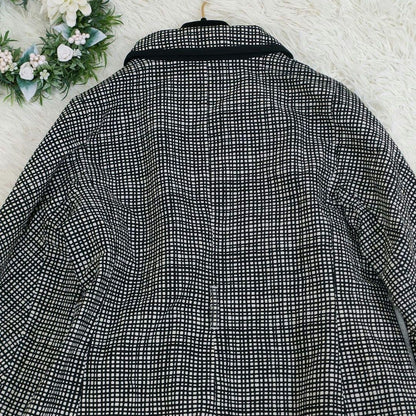 S Max Mara Long Coat Asian fit XL 42 US size L Black Authentic