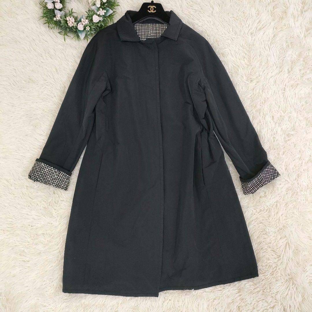 S Max Mara Long Coat Asian fit XL 42 US size L Black Authentic