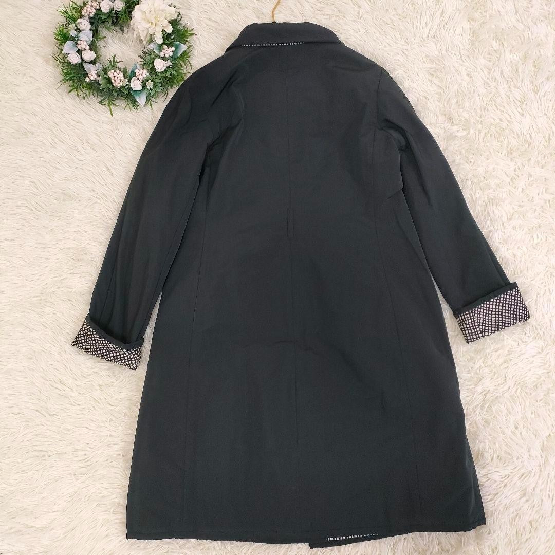S Max Mara Long Coat Asian fit XL 42 US size L Black Authentic