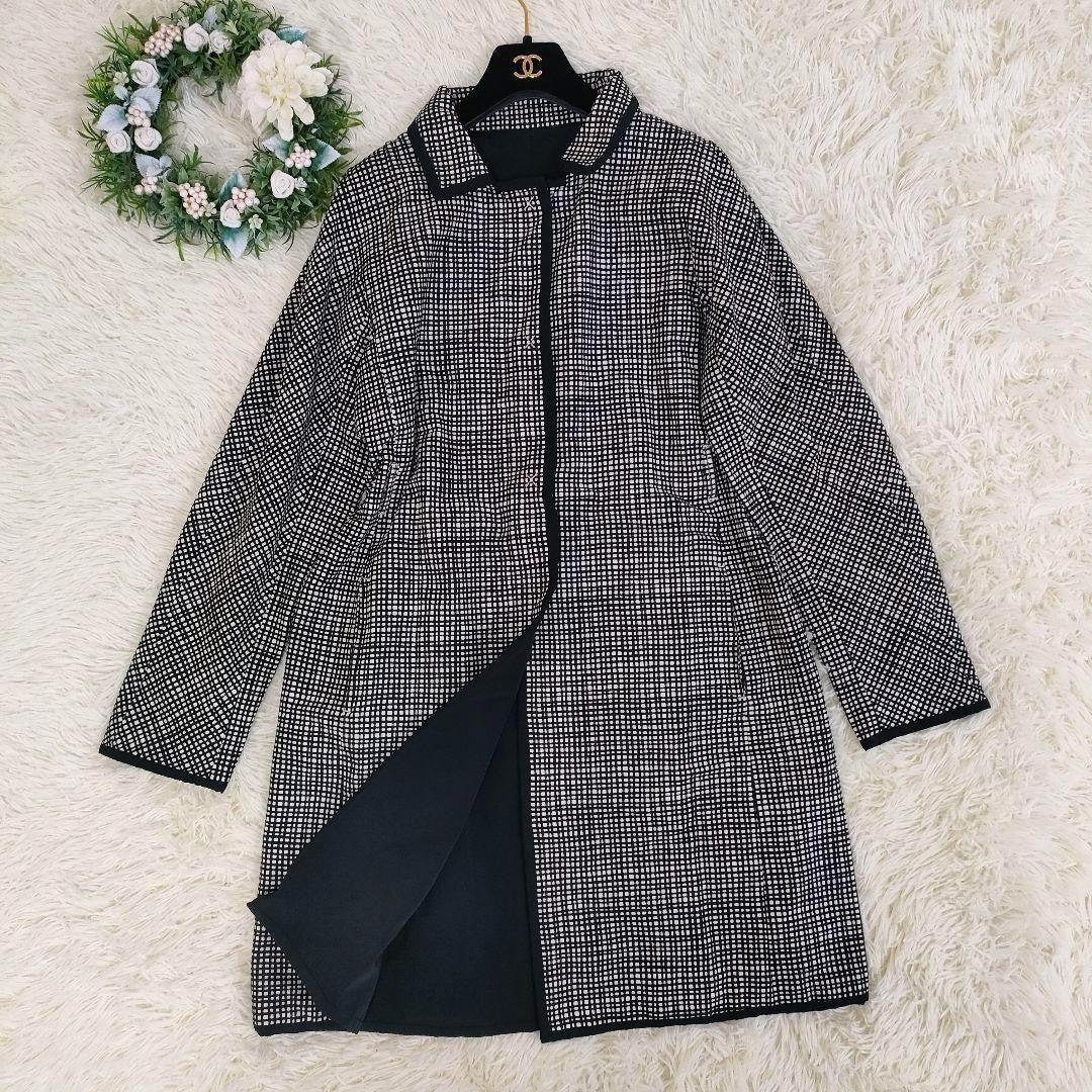 S Max Mara Long Coat Asian fit XL 42 US size L Black Authentic