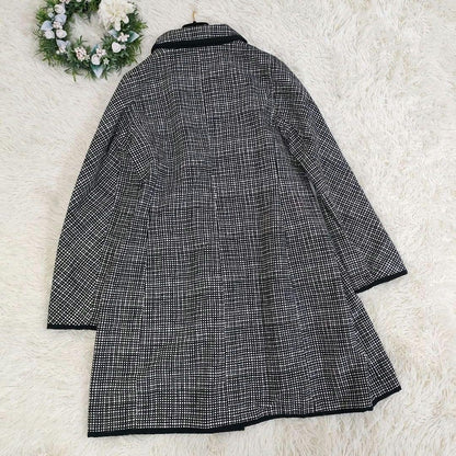 S Max Mara Long Coat Asian fit XL 42 US size L Black Authentic