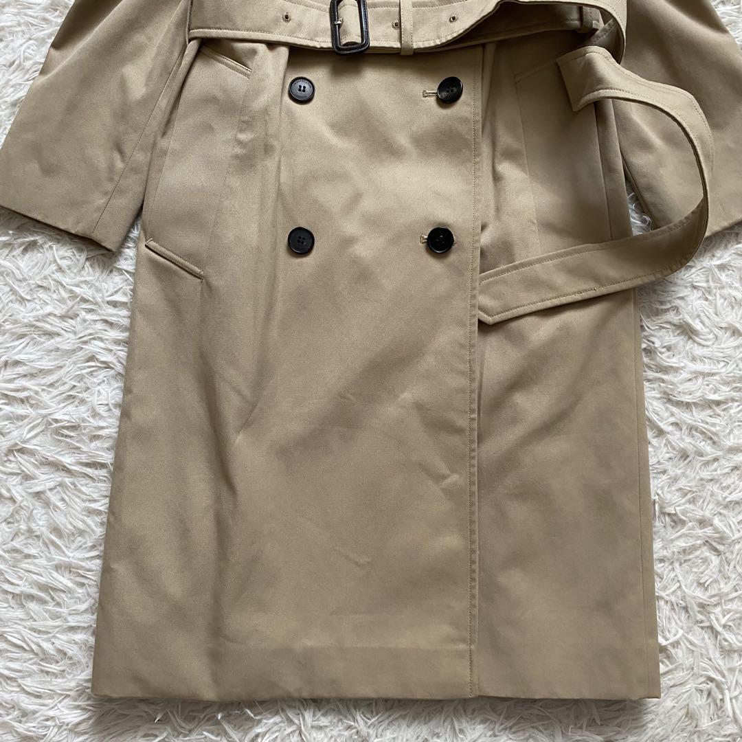 Aquascutum Trench Coat Club Check Asian fit XL 42 US size L Beige Authentic