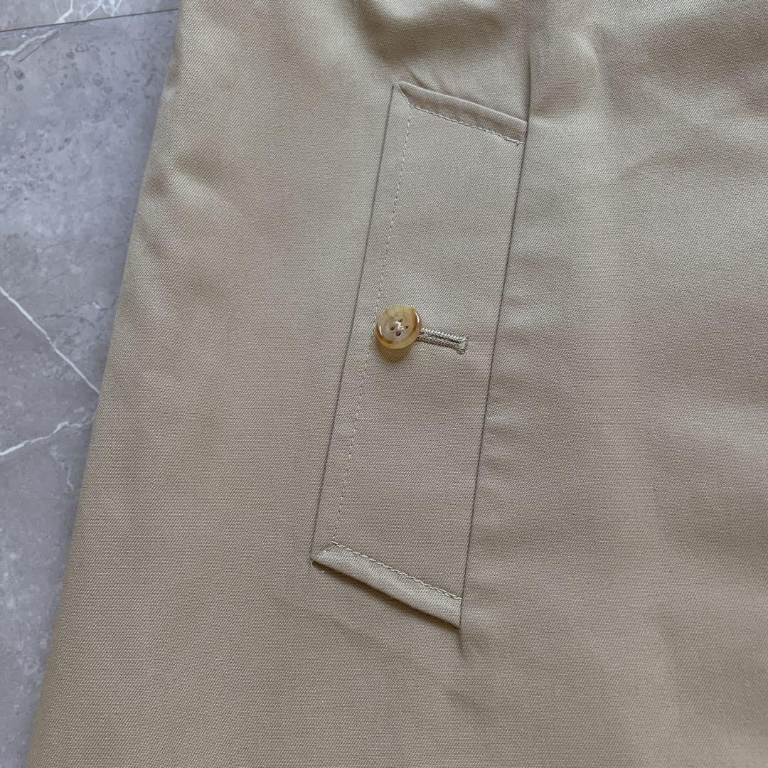 Aquascutum Trench Coat Club Check FREE SIZE Beige Authentic
