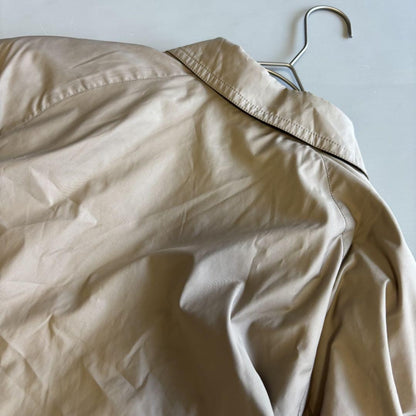 Aquascutum Coat Club Check Asian fit M US size S Beige Authentic