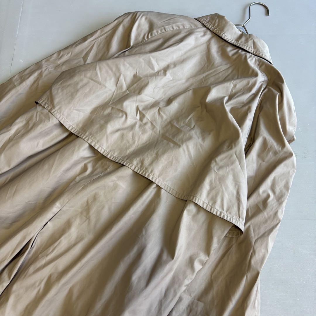 Aquascutum Coat Club Check Asian fit M US size S Beige Authentic