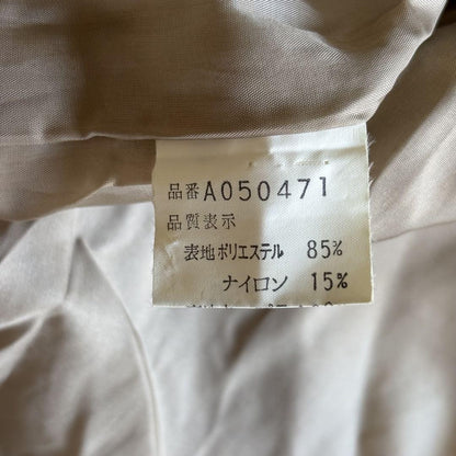 Aquascutum Coat Club Check Asian fit M US size S Beige Authentic