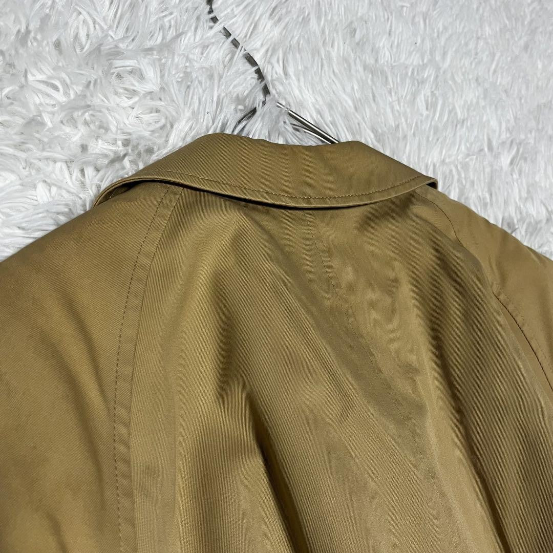 Aquascutum Trench Coat Club Check FREE SIZE Beige Authentic