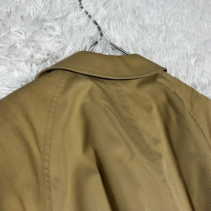 Aquascutum Trench Coat Club Check FREE SIZE Beige Authentic