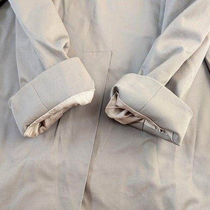 Aquascutum Coat Club Check Asian fit M 38 US size S Beige Authentic