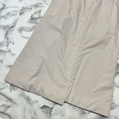 Aquascutum Trench Coat 2way Club Check Asian fit M US size S Beige Authentic