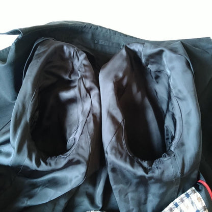 Aquascutum Trench Coat Club Check Asian fit M US size S Black Authentic
