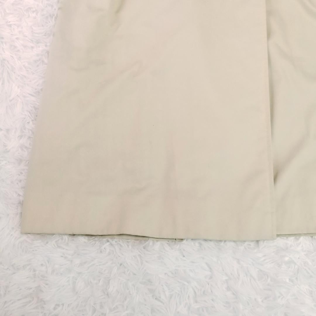 Aquascutum Trench Coat Club Check Asian fit XL US size L Beige Authentic