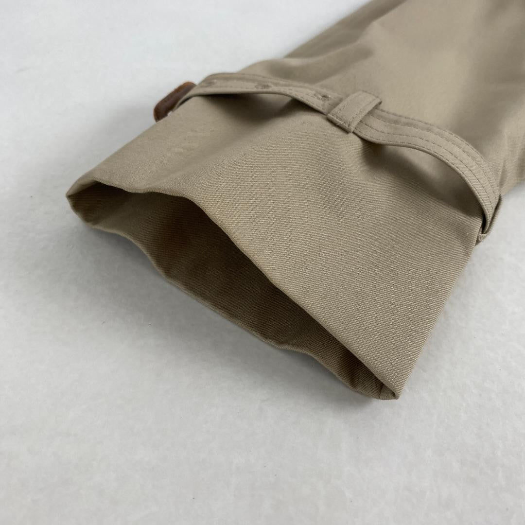 Aquascutum Trench Coat Club Check Asian fit L US size M Beige Authentic