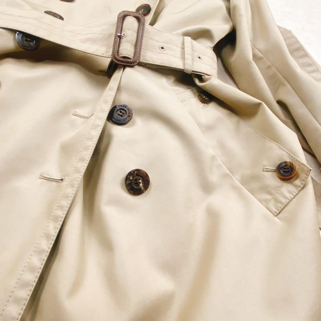 Aquascutum Trench Coat Club Check Asian fit M US size S Authentic