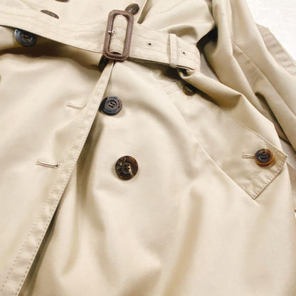 Aquascutum Trench Coat Club Check Asian fit M US size S Authentic