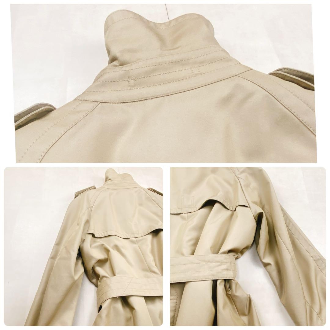Aquascutum Trench Coat Club Check Asian fit M US size S Authentic