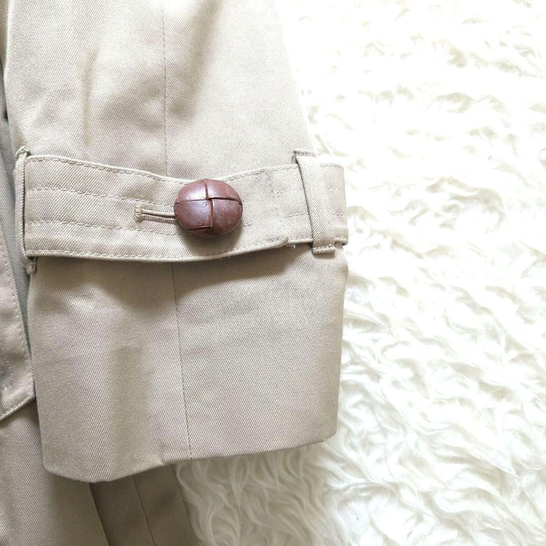Aquascutum Trench Coat Club Check Asian fit L US size M Beige Authentic