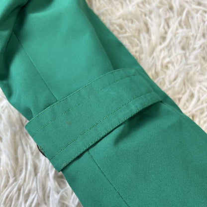 Aquascutum Trench Coat Asian fit S US size XS Green Authentic