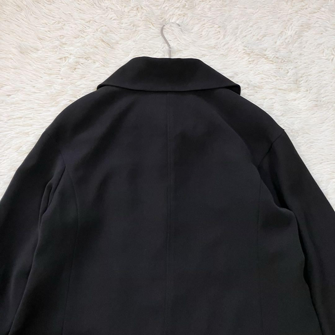 Aquascutum Trench Coat Club Check Asian fit XL US size L Black Authentic