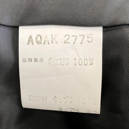Aquascutum Trench Coat Club Check Asian fit XL US size L Black Authentic