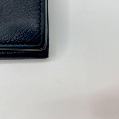 Saint Laurent Tri-fold Wallet Compact Purse YSL Cassandra Black Authentic