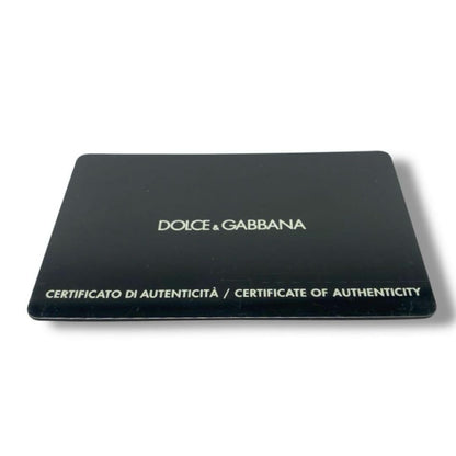 Dolce & Gabbana Hand Bag Tote Purse Patent Leather Navy Authentic
