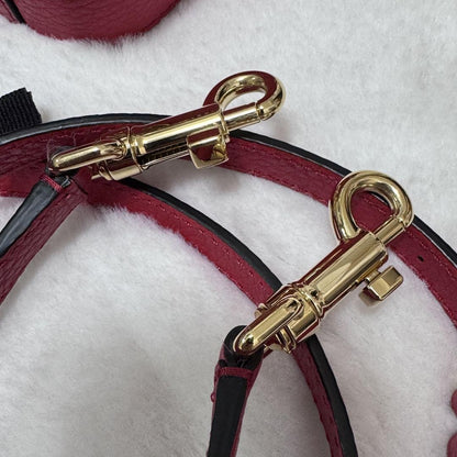 Dolce & Gabbana Hand Bag Tote Purse Red Authentic