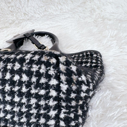 Dolce & Gabbana Hand Bag Tote Purse Black White Authentic