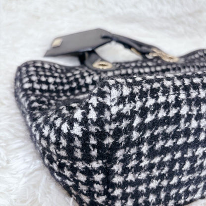 Dolce & Gabbana Hand Bag Tote Purse Black White Authentic