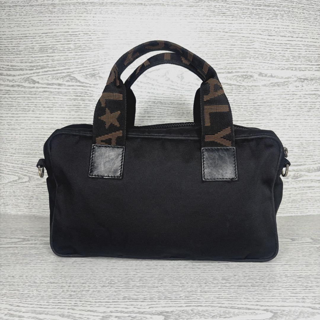 FENDI Hand Bag Tote Purse Logo Authentic