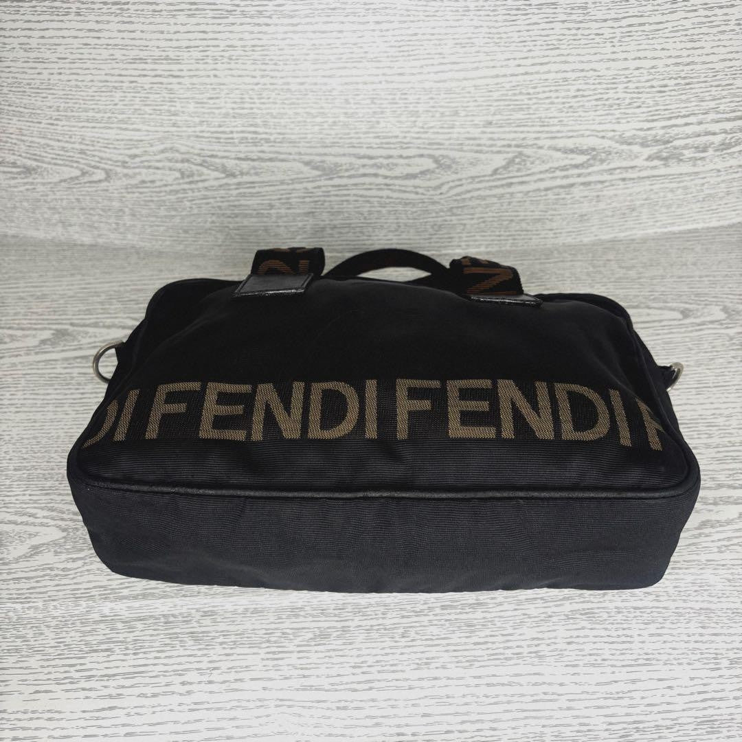 FENDI Hand Bag Tote Purse Logo Authentic