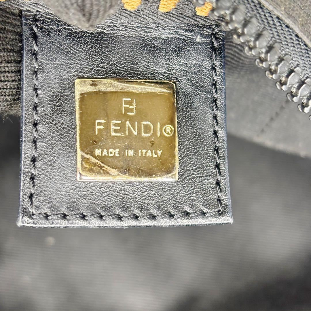 FENDI Hand Bag Tote Purse Logo Authentic
