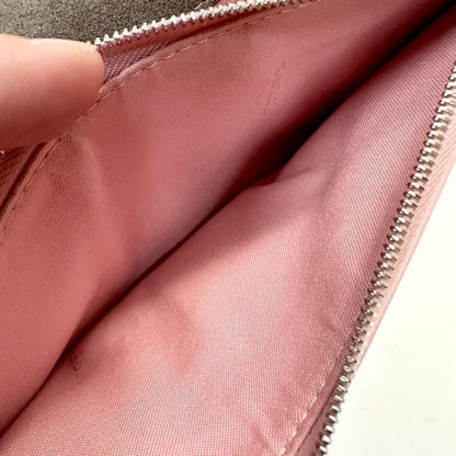 FENDI Shoulder Bag Purse Monster Leather Pink Authentic