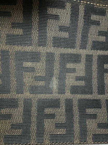 FENDI Hand Bag Tote Purse FF Zucca Authentic