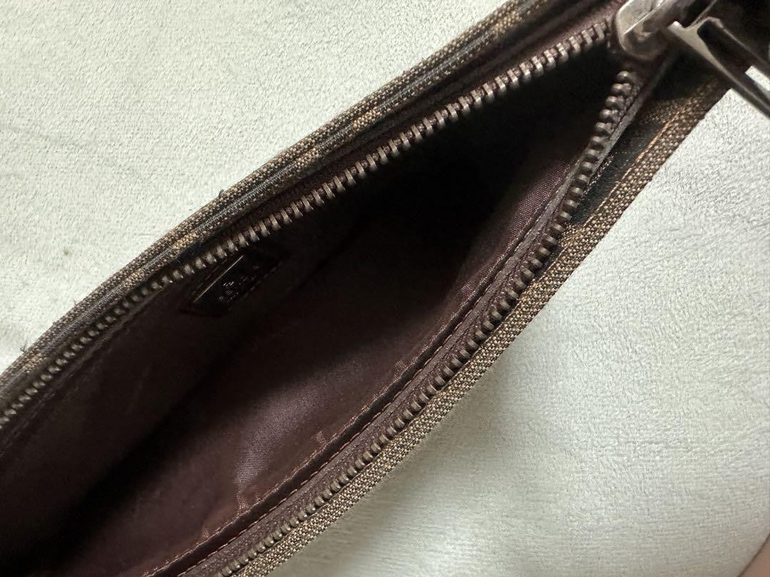 FENDI Hand Bag Tote Purse FF Zucca Authentic