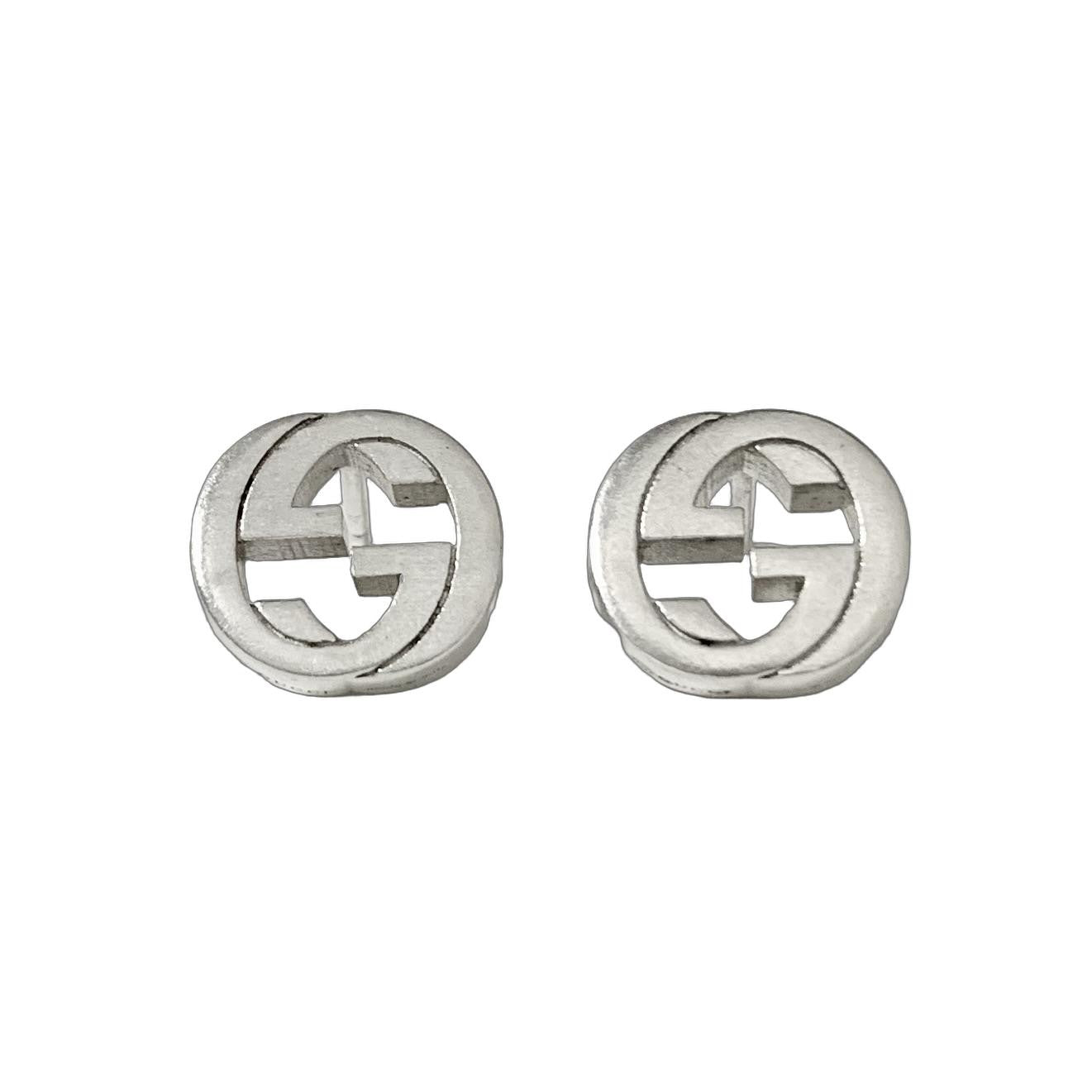 GUCCI Earrings GG Silver 925 Women Accessory Authentic