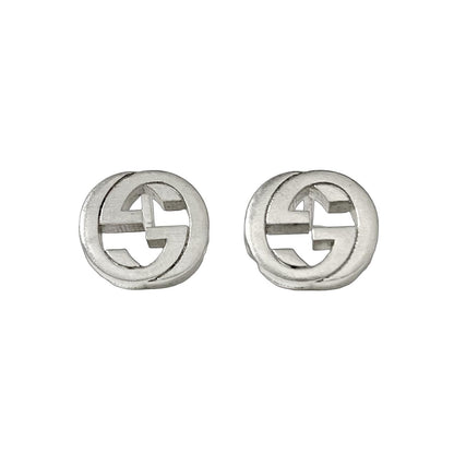 GUCCI Earrings GG Silver 925 Women Accessory Authentic