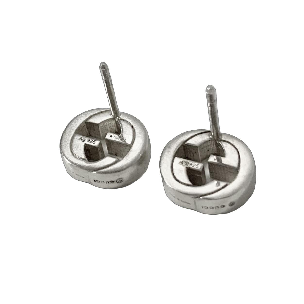 GUCCI Earrings GG Silver 925 Women Accessory Authentic