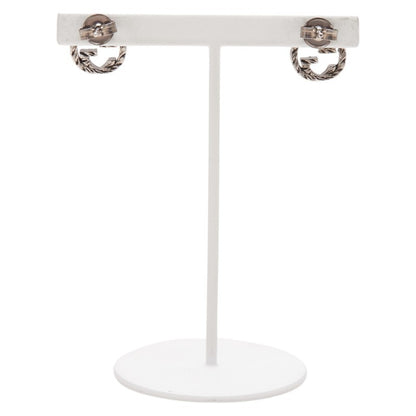 GUCCI Earrings Interlocking G Arabesque Silver 925 Women Accessory Authentic