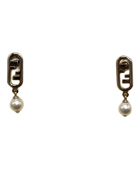 FENDI Earrings FF Women Accessory Authentic