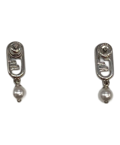 FENDI Earrings FF Women Accessory Authentic